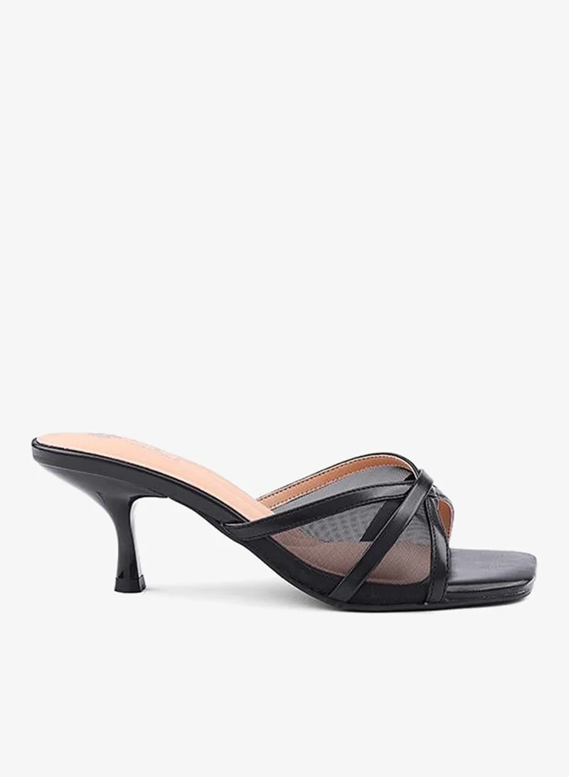 كابلي صنادل بكعب أنيقة للنساء