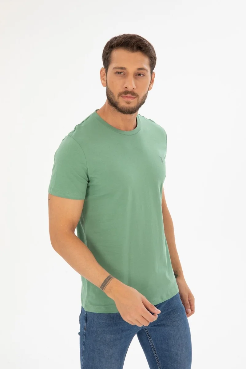 Four Man Cotton Textured 5 Piece T-Shirt Set