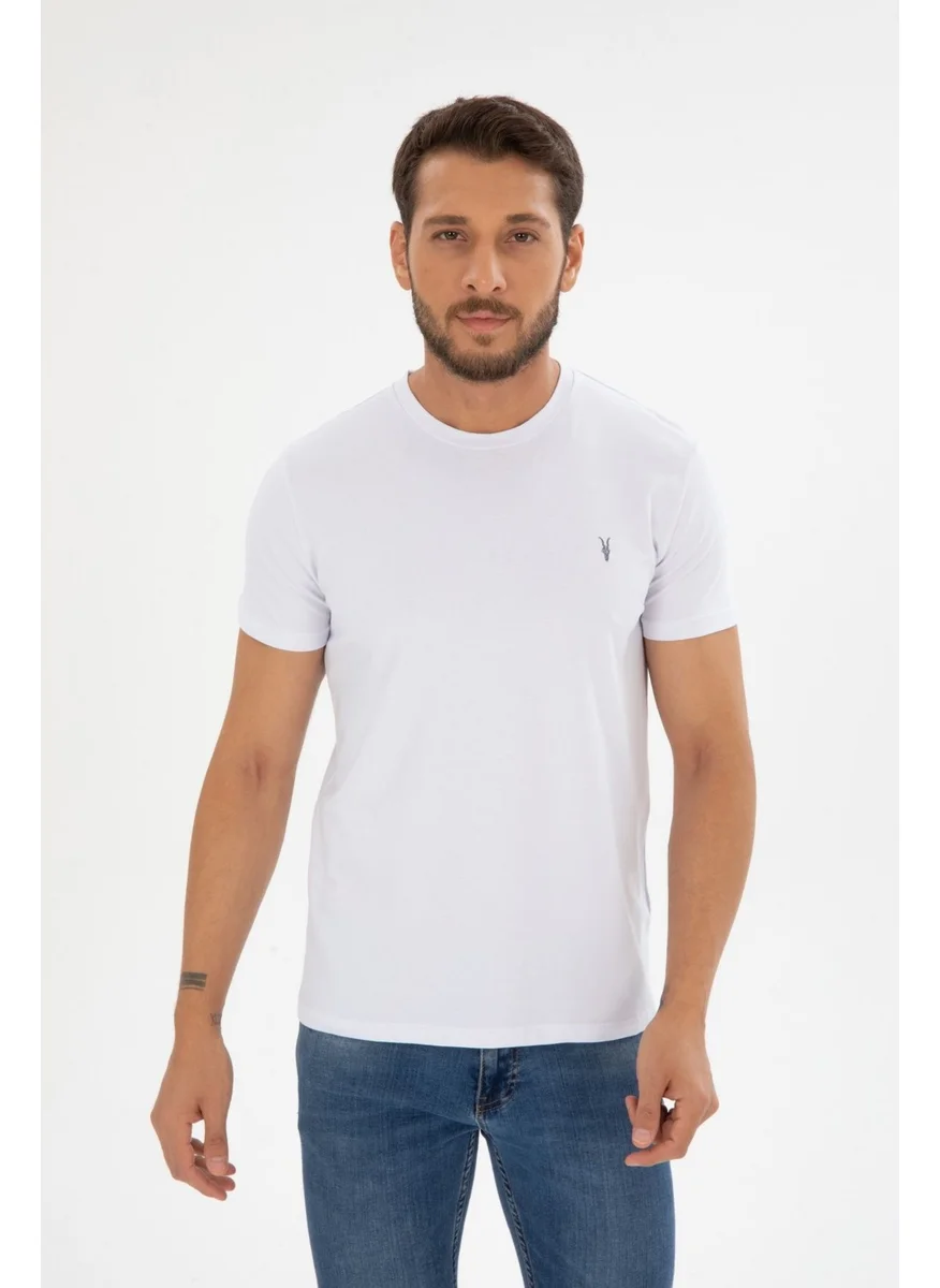 Four Man Cotton Textured 5 Piece T-Shirt Set