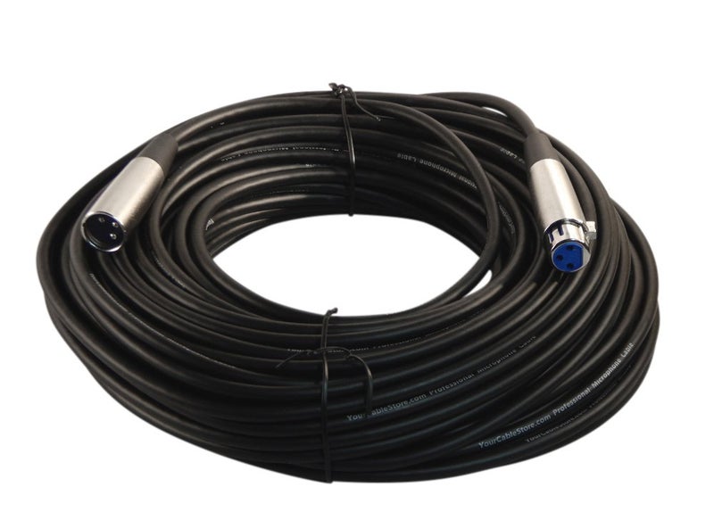 Your Cable Store 100 Foot XLR 3 Pin Male/Female Microphone Cable - Image 1