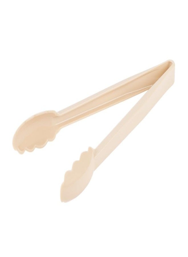 Soro Essentials- 12” Polycarbonate Utility Tongs Beige Color Set of 12- Scallop Grip Serving Tongs Kitchen Tongs Buffet Tongs for Serving Food Parties Holiday Buffet Catering Home Kitchen Restaurant - Image 5