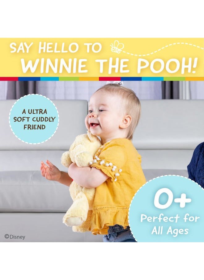 Kids Preferred Kids Preferred Disney Baby Winnie the Pooh and Friends Stuffed Animal with Jingle and Crinkle, Pooh 12”  - Image 2