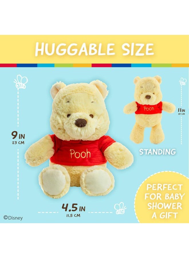 Kids Preferred Kids Preferred Disney Baby Winnie the Pooh and Friends Stuffed Animal with Jingle and Crinkle, Pooh 12”  - Image 4