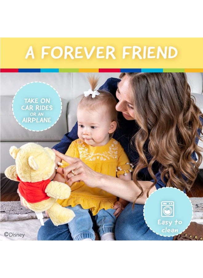 Kids Preferred Kids Preferred Disney Baby Winnie the Pooh and Friends Stuffed Animal with Jingle and Crinkle, Pooh 12”  - Image 5