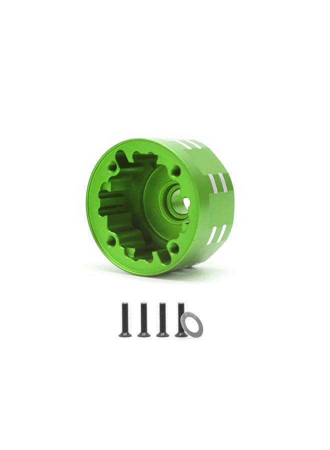 TREAL Aluminum 7075 Diff Housing Differential Gears Housing for Traxxas Sledge (Green) - Image 3