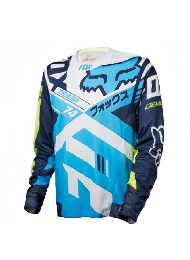 Fox Men's Outdoor Cycling Suit Off-road Road Mountain Bike Cycling Tops - Image 1