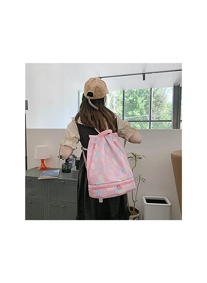 PROMASS Bag Women, Swimming Beach Bag for Girls, Sports Backpack Wet and Dry Storage, Yoga Dance Camping Hiking Travel Swim Bags - Image 5