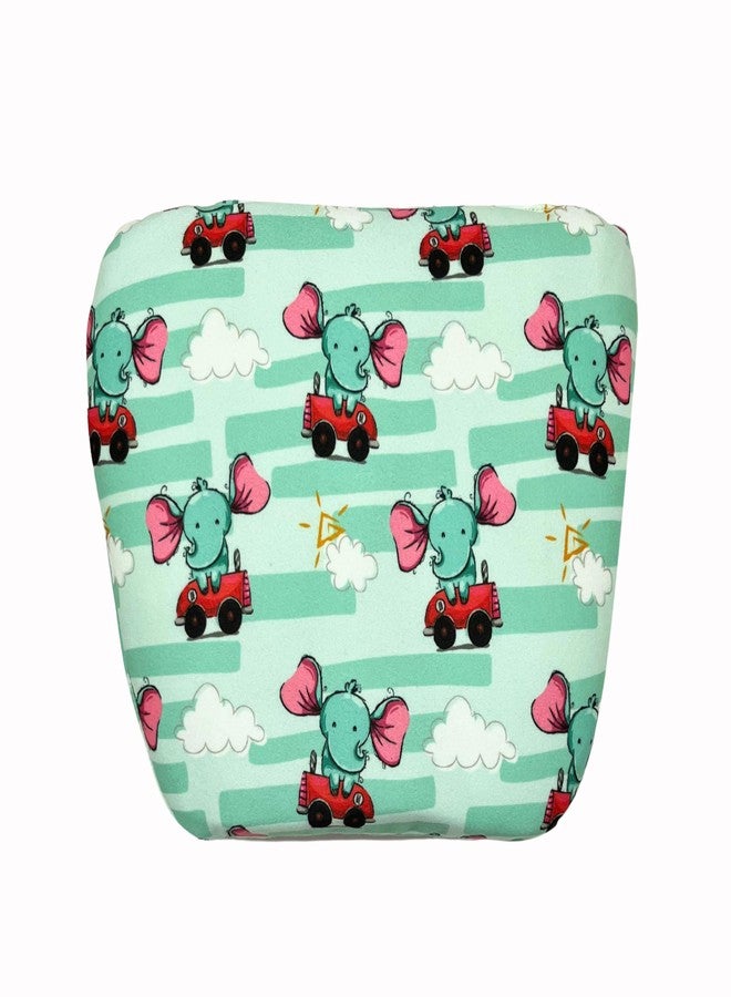 NEW COMERS® Memory Foam Infant Baby Pillow with Washable Cover, Soft & Light Weight Kids Pillow for Neck Support Preventing Head for Flat Head Syndrome Ideal for Newborn 0-12 Age -(28 x 20 x 3 cm)-277 - Image 2