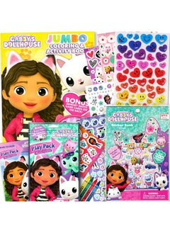 Bendon Gabby Dollhouse Coloring Acitivty Book Set For Kids Girls Bundle With Playpack Kids Coloring Book And More  - Image 1