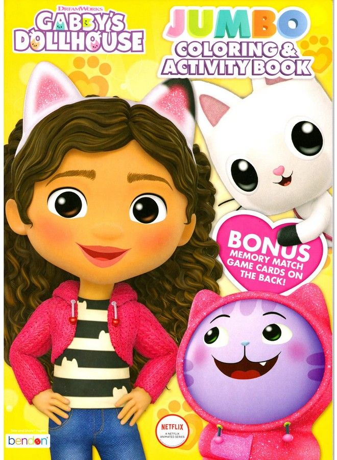 Bendon Gabby Dollhouse Coloring Acitivty Book Set For Kids Girls Bundle With Playpack Kids Coloring Book And More - Image 3