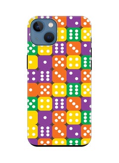 Tough Pro Series Case for Apple iPhone 14 Dual Layer hybrid PC & TPU Customized Mobile Cover Shield with inner TPU protection Matte Finish - Dice Roll