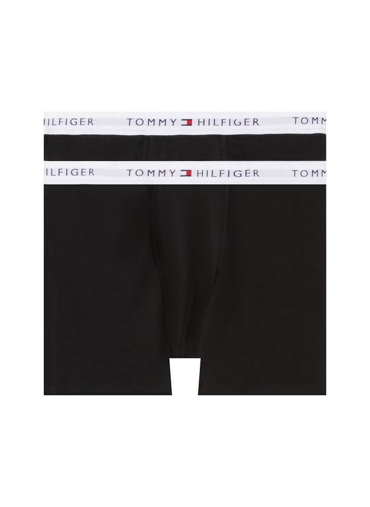 TOMMY HILFIGER 2-Pack Signature Logo Waistband Boxer Briefs - Image 1