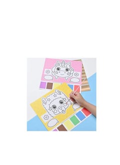 The Double-sided Coloring Book Is An Art Set That Helps The Child Color, Write, And Play. Colors And Shapes May Vary4 Pieces