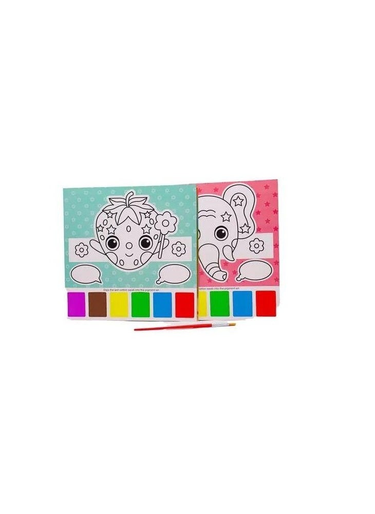 Generic - The Double-sided Coloring Book Is An Art Set That Helps The Child Color, Write, And Play. Colors And Shapes May Vary4 Pieces - Image 1