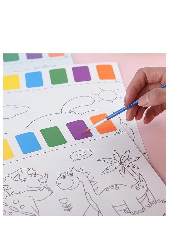 Generic - The Double-sided Coloring Book Is An Art Set That Helps The Child Color, Write, And Play. Colors And Shapes May Vary4 Pieces - Image 1