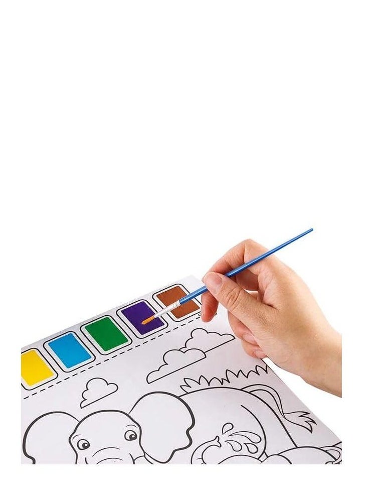 Generic - The Double-sided Coloring Book Is An Art Set That Helps The Child Color, Write, And Play. Colors And Shapes May Vary4 Pieces - Image 1