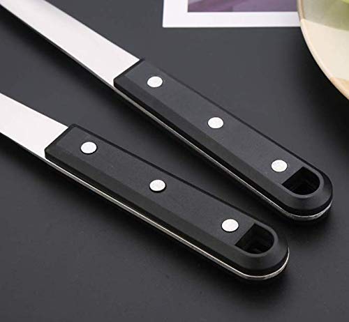 KPNG 1Pcs Stainless Steel Food Serving Rice Spoon with Nylon Handle Tableware Utensil Kitchen Tools Kitchen Supplies. (Black) Pack of-1 - Image 4