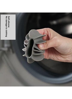 GNAFOTU 10 Pcs Silicone Dryer Balls, Reusable Dryer Balls for Anti-winding Clothes & Deep Cleaning Natural Fabric Softener for Reduce Clothing Wrinkles (Gray, White)  - Image 3