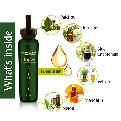 KEYA SETH AROMATHERAPY, DEVICE OF DROP KEYA SETH AROMATHERAPY Alopex Absolute & Penta Active Shampoo for Acute Hair Fall & New Hair Growth Treatment Kit Enriched with Korean Red Ginseng - Image 2