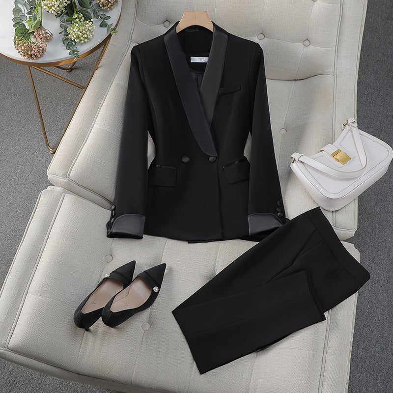 Low-Key Quality Business Wear Factory Business Wear Women'S Thick Commuting Elegant Work Clothes - Image 4