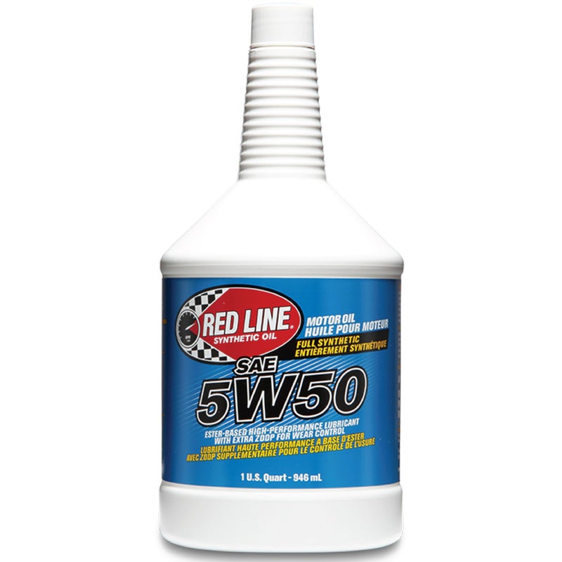 زيت محرك صناعي بالكامل 5W50 من ريد لاين 11604 سعة 1 كوارت