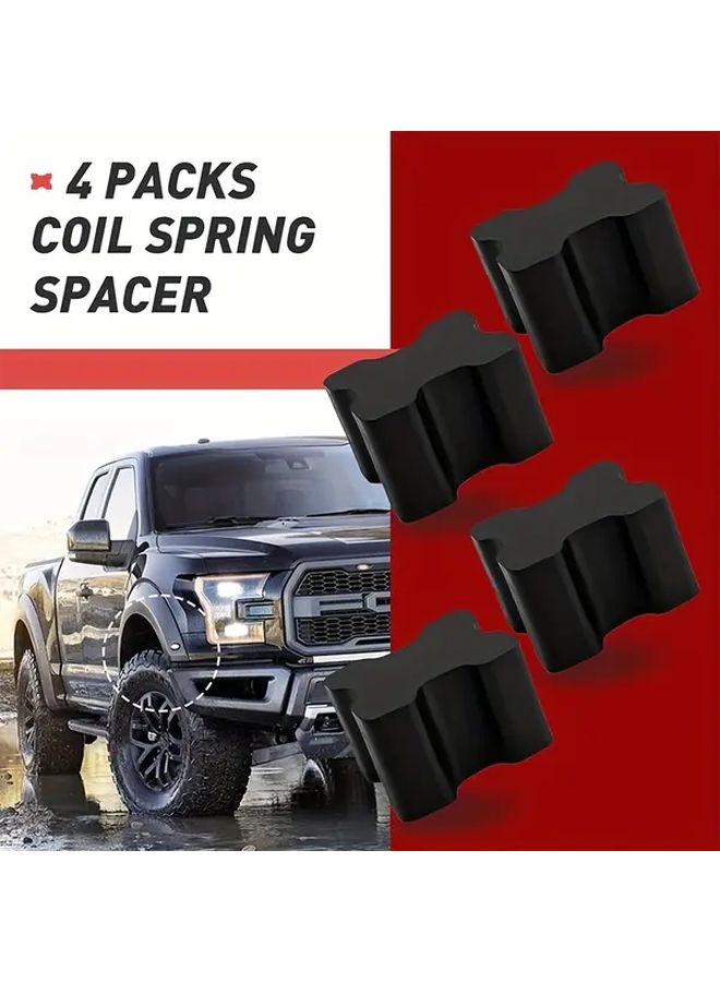 4pcs Automotive Spring Lift Kit 1 0 to 1 5 Inch Suspension Lift Spacers for Cars SUVs - Image 1