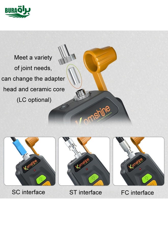 BURAQ Komshine 15km Mini Optical Fiber Breakpoint Positioning Test Red Light Pen, Specification: KFL-Q-20MW - Image 3