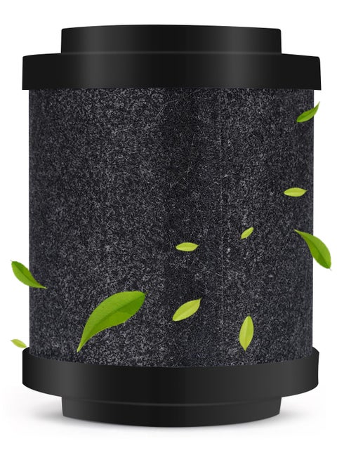 Air Purifier Replacement Filter, High-Efficiency Activated Carbon Filters Set, 1 Pack, Black