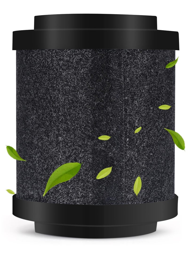 Air Purifier Replacement Filter, High-Efficiency Activated Carbon Filters Set, 1 Pack, Black