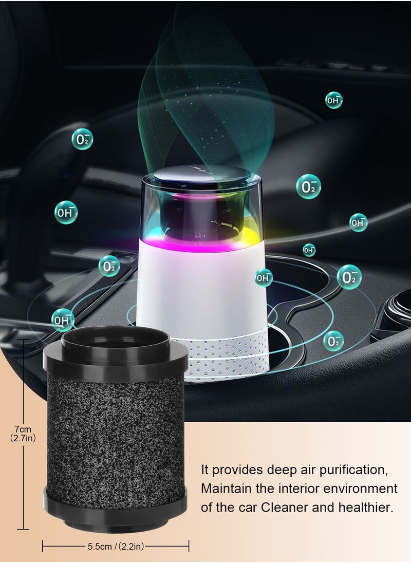 Air Purifier Replacement Filter, High-Efficiency Activated Carbon Filters Set, 1 Pack, Black