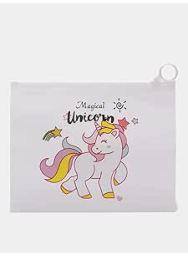 حقيبة متعددة الأغراض بسحاب، حقيبة أقلام وأقلام رصاص، حقيبة تنظيم ملحقات السفر، حامل أدوات مكتبية، حقيبة مكياج، هدية إرجاع للأطفال - حقيبة شفافة - عبوة من قطعتين - Image 2