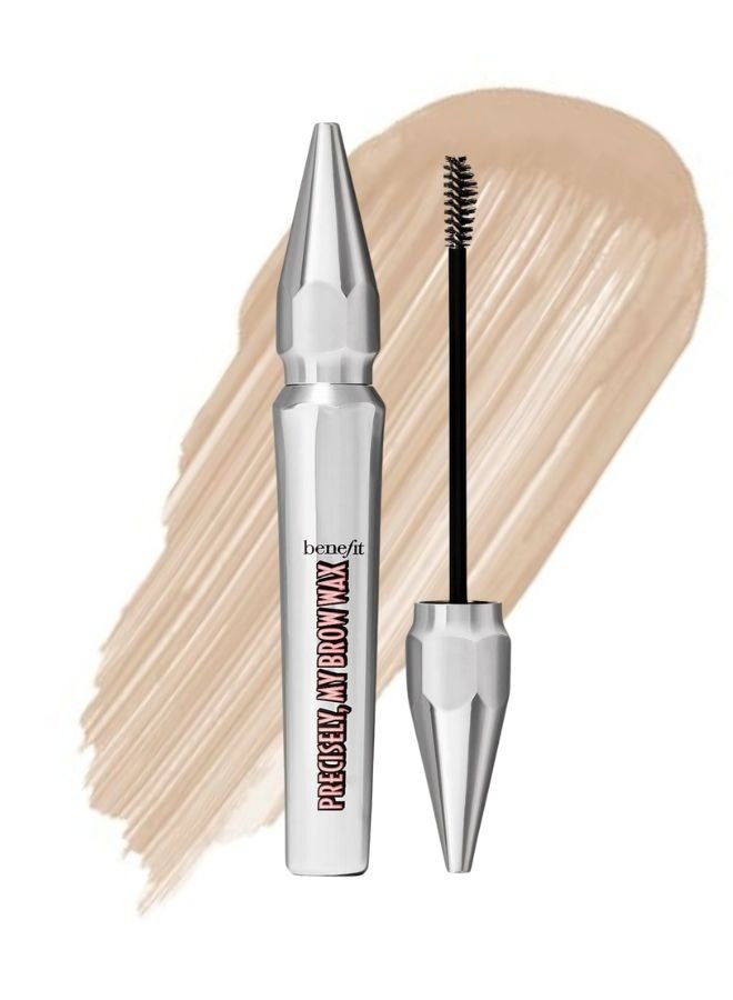 Benefit Cosmetics Precisely, My Brow Tinted Eyebrow Wax – Shade 01 Cool Light Blonde, 5 g | Precision Brow-Defining Wax, Natural Tint, Long-Lasting Hold, Sculpting & Shaping Formula - Image 1