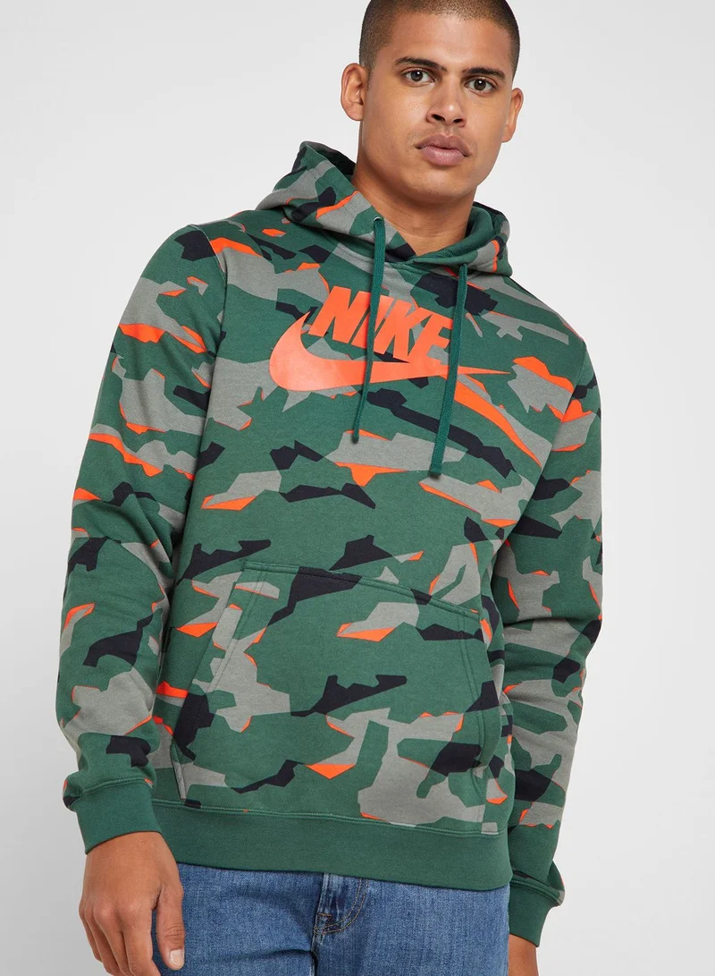 Nike NSW Club Camo Hoodie