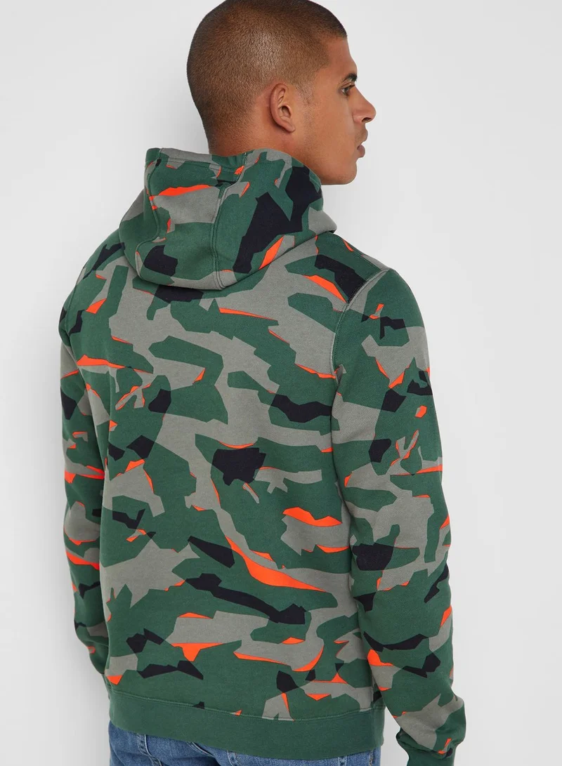 Nike NSW Club Camo Hoodie