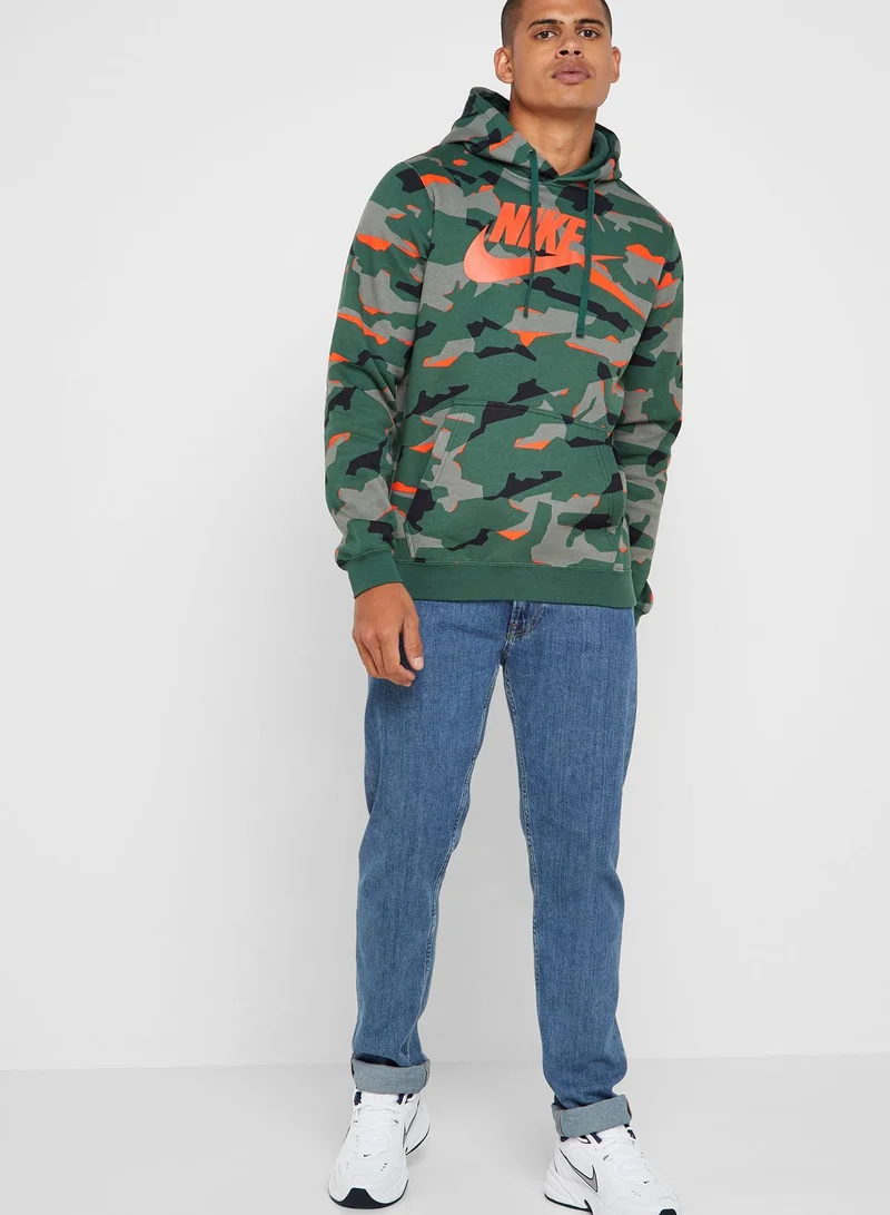 Nike NSW Club Camo Hoodie