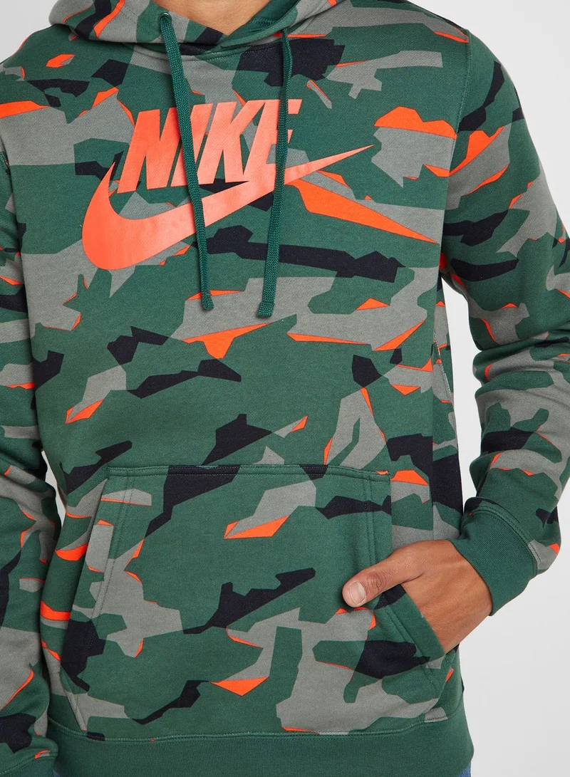 Nike NSW Club Camo Hoodie