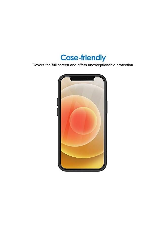 Jetech Privacy Screen Protector for iPhone 12/12 Pro 6.1-Inch, Anti Spy Tempered Glass Film, 2-Pack - Image 4