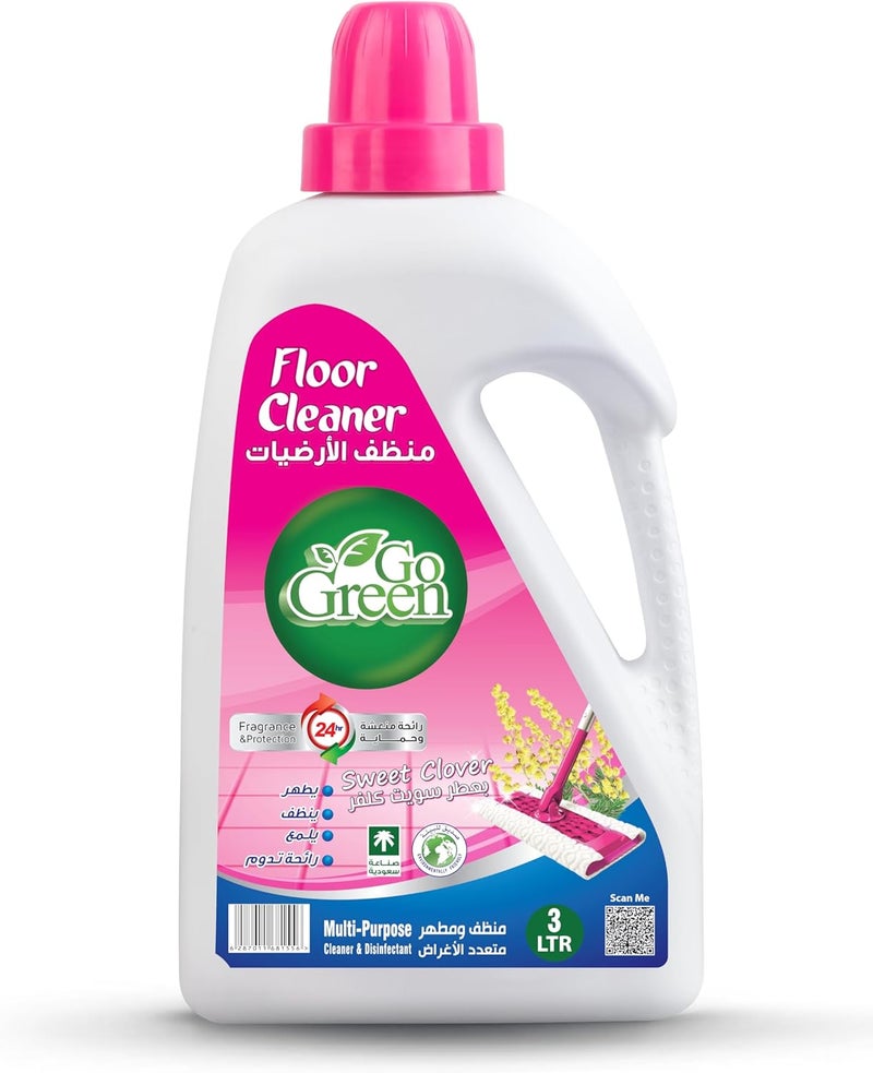 جو جرين منظف الأرضيات Sweet Clover 3 لتر - Image 1