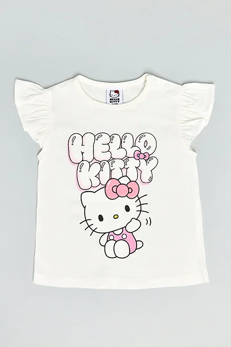 أر أند بي Hello Kitty Print Top & Shorts Set