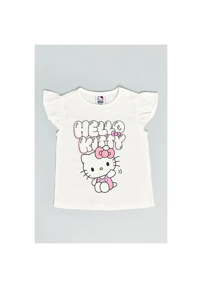 أر أند بي Hello Kitty Print Top & Shorts Set