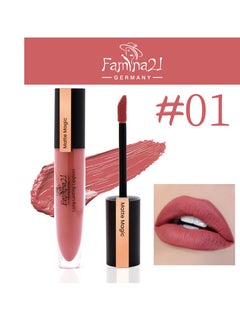 FAMINA21 Lip Gloss | 20 Matte Color Shades | Long-Lasting, High-Pigment Formula | Smooth & Comfortable Wear (FM01, FML)