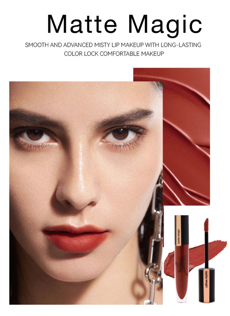 FAMINA21 FAMINA21 Lip Gloss | 20 Matte Color Shades | Long-Lasting, High-Pigment Formula | Smooth & Comfortable Wear (FM01, FML)  - Image 3