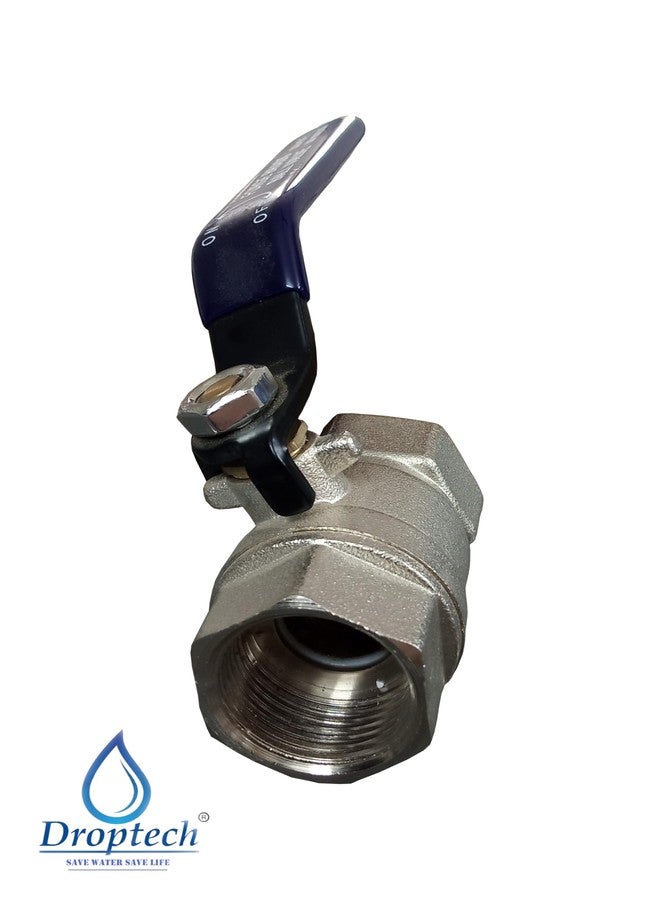 DROPTECH Brass, Heavy Ball Valve for Pipe Fittings | Valve | Stop Cock Valve, (1 inch) PACK OF 1 - Image 5
