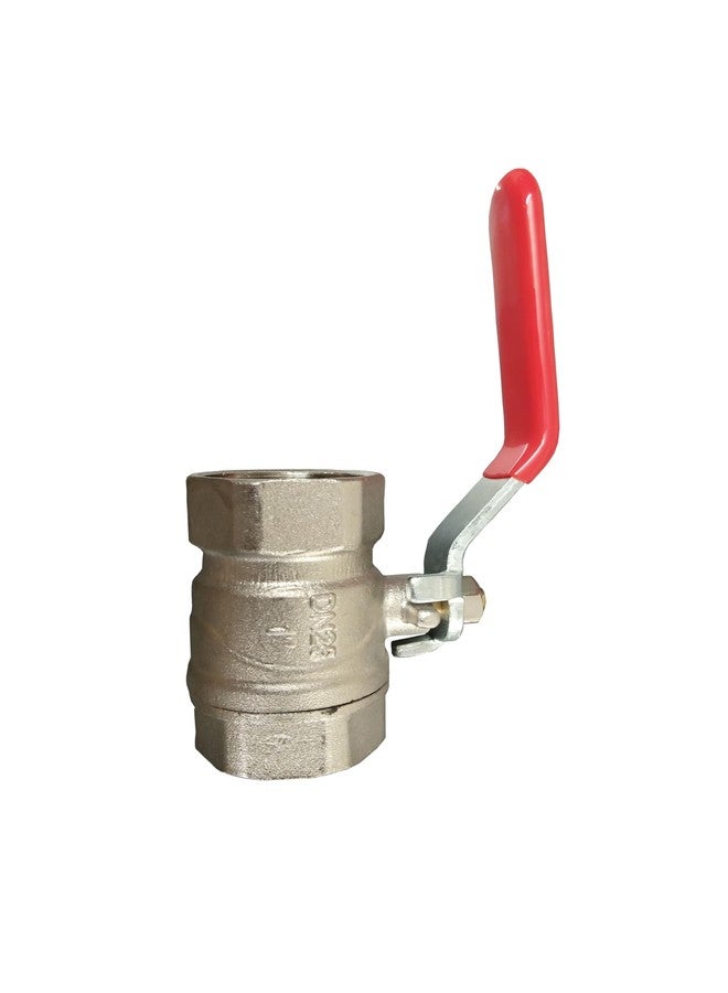 DROPTECH Brass, Heavy Ball Valve for Pipe Fittings | Valve | Stop Cock Valve, (1 inch) PACK OF 1 - Image 2