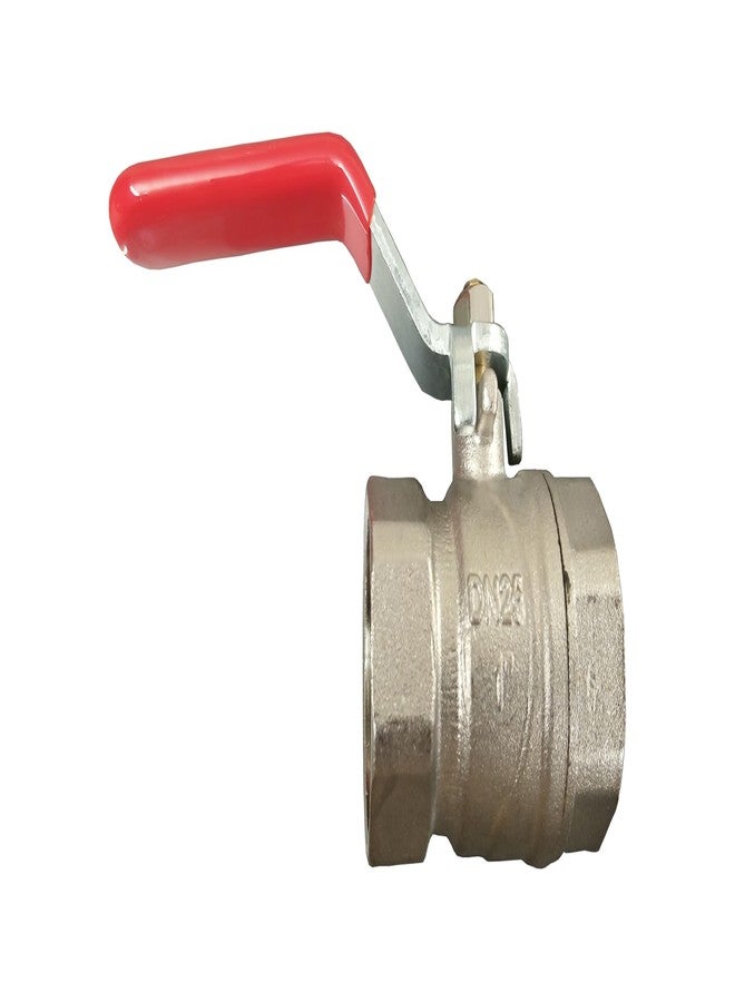DROPTECH Brass, Heavy Ball Valve for Pipe Fittings | Valve | Stop Cock Valve, (1 inch) PACK OF 1 - Image 1