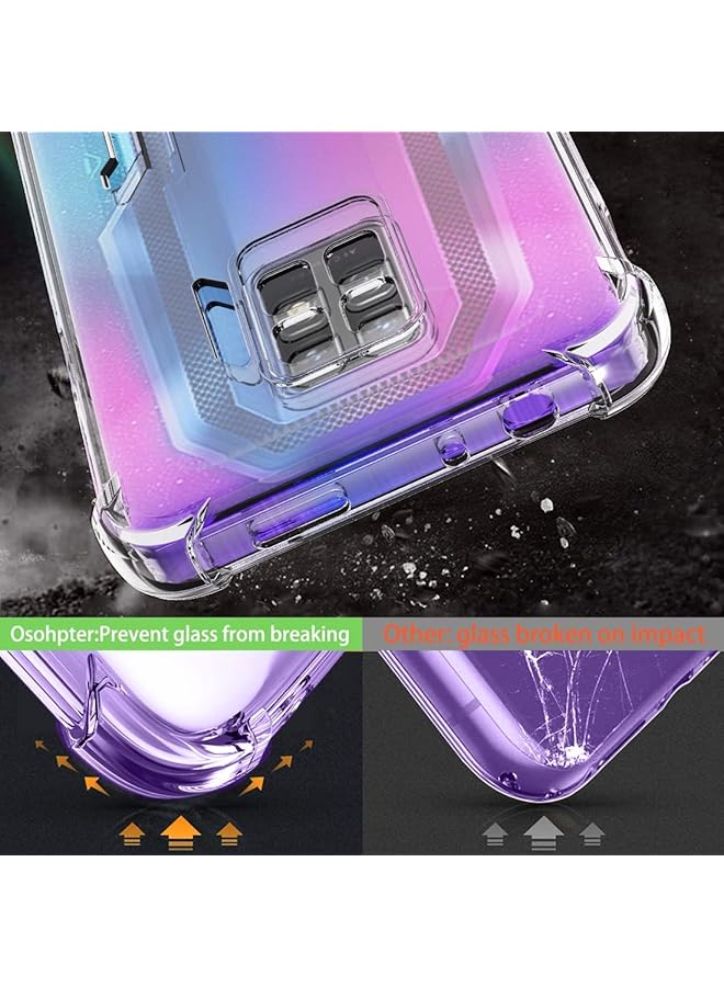 إيروريكس 1+2 جراب لهاتف Zte Nubia Red Magic 7 Pro مع واقي شاشة من الزجاج المقوى قطعتين ممتص للصدمات من مادة TPU ذات حافة ناعمة وواقي شفاف لهاتف Zte Nubia Red Magic 7 Pro شفاف - Image 5