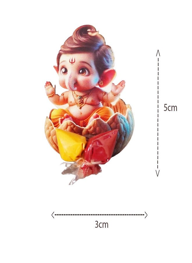 RED WIND Baby Shower (Seemantham) MDF Small Haldi Kumkum Pouch Gift Set - Pack of 31 - Traditional Return Gifts for Pooja, Festivals, Weddings, Housewarming, Thamboolam & Auspicious Events - Image 2