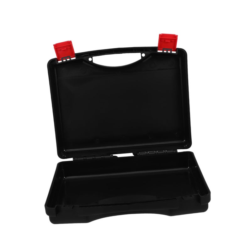 Impact Resistant Portable Toolbox Lightweight Storage Organizer With Comfortable Grip - Image 2