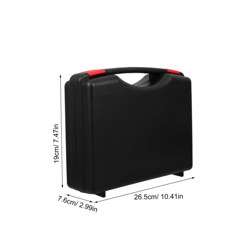 Impact Resistant Portable Toolbox Lightweight Storage Organizer With Comfortable Grip - Image 3