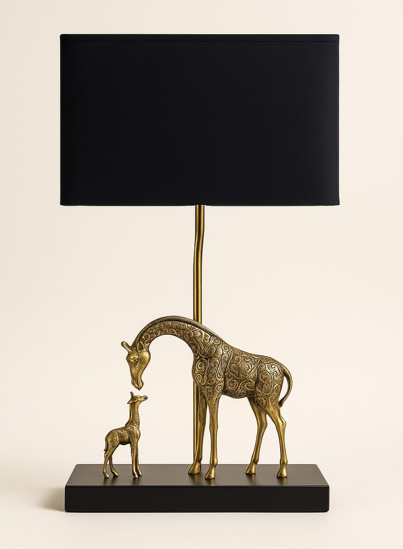 Roza lighting Black Golden Giraffe Table Lamp - Image 1